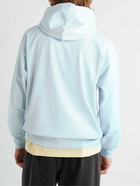 Auralee - Dégradé Cotton-Jersey Hoodie - Blue