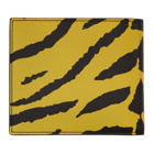 Saint Laurent Yellow and Black Zebra East/West Wallet