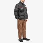Gucci Men's Water Repellent Down Jacket in Black