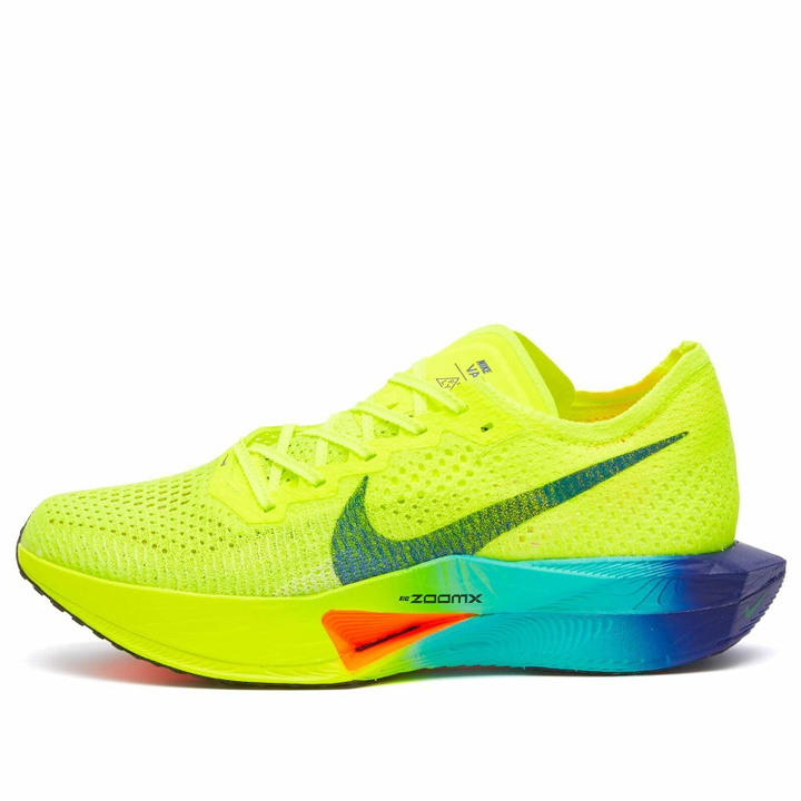 Photo: Nike Women's Vaporfly 3 Sneaker in Black/Scream Green/Barely Volt