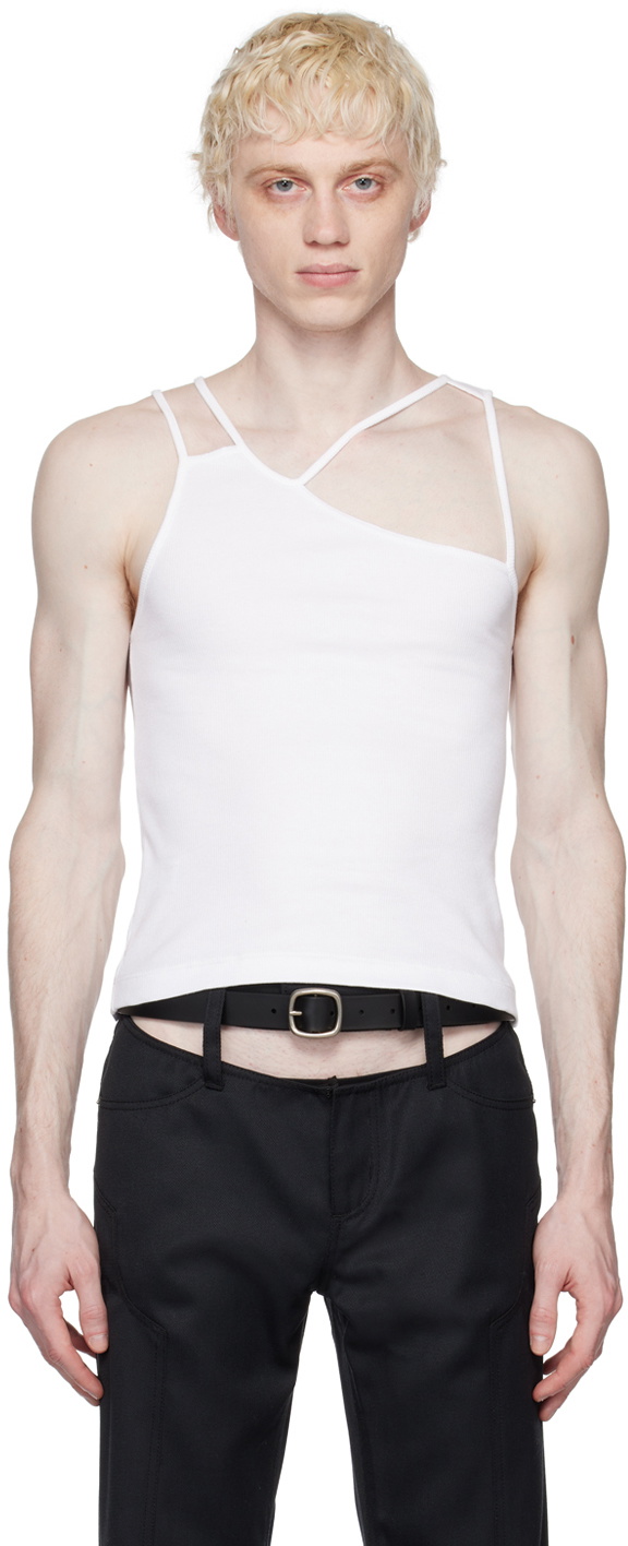 K.NGSLEY White Fist Tank Top