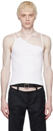 K.NGSLEY White Fist Tank Top
