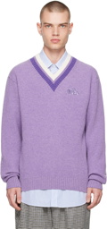 Manors Golf Purple 'The Open' Sweater