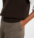 Jardin des Orangers Wool and cashmere tank top