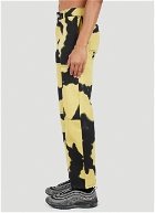 Spray Camo Jeans in Yellow