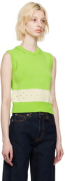 Molly Goddard Green Romy Vest