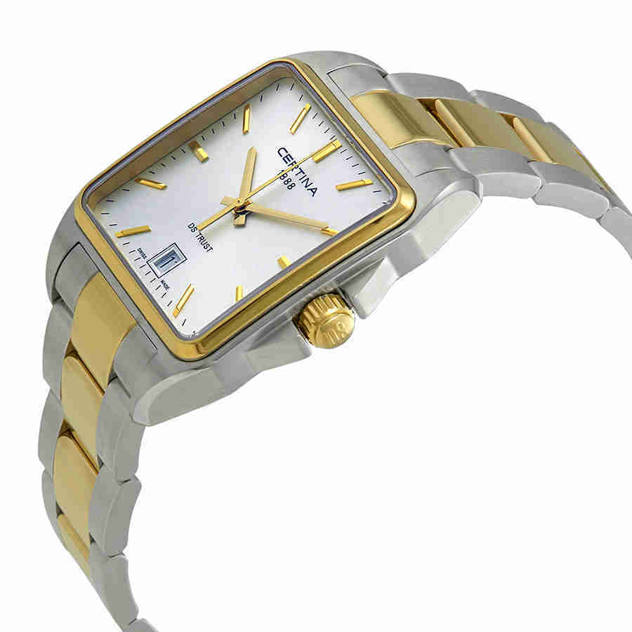 certina-ds-trust-quartz-silver-dial-two-tone-ladies-watch