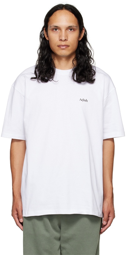 Photo: ADISH White Print T-Shirt