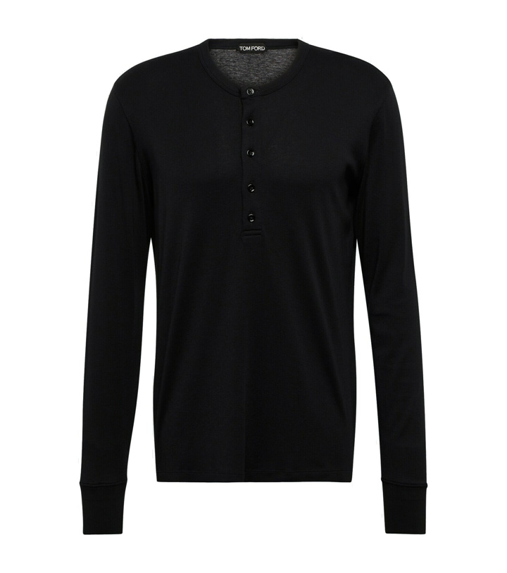 Photo: Tom Ford - Jersey Henley shirt