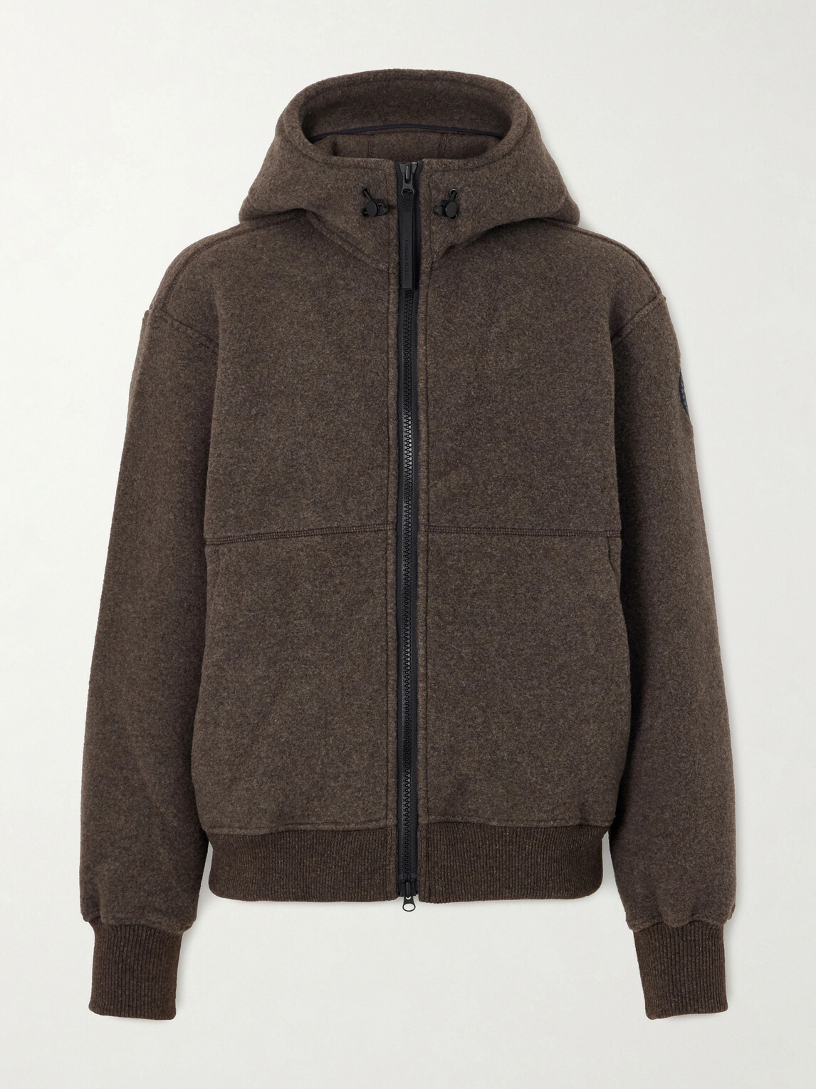 Canada Goose - Chilliwack Hooded Wool-Blend Fleece Bomber Jacket - Brown