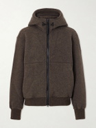 Canada Goose - Chilliwack Hooded Wool-Blend Fleece Bomber Jacket - Brown