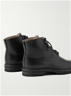 Manolo Blahnik - Yurdal Leather Boots - Black