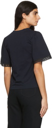 See by Chloé Navy Cotton T-Shirt