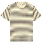 FRAME - Striped Cotton-Jersey T-Shirt - Men - Yellow