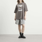 Martine Rose Women's Oversize T-Shirt in Brown Washed