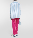 Acne Studios Face striped cotton shirt