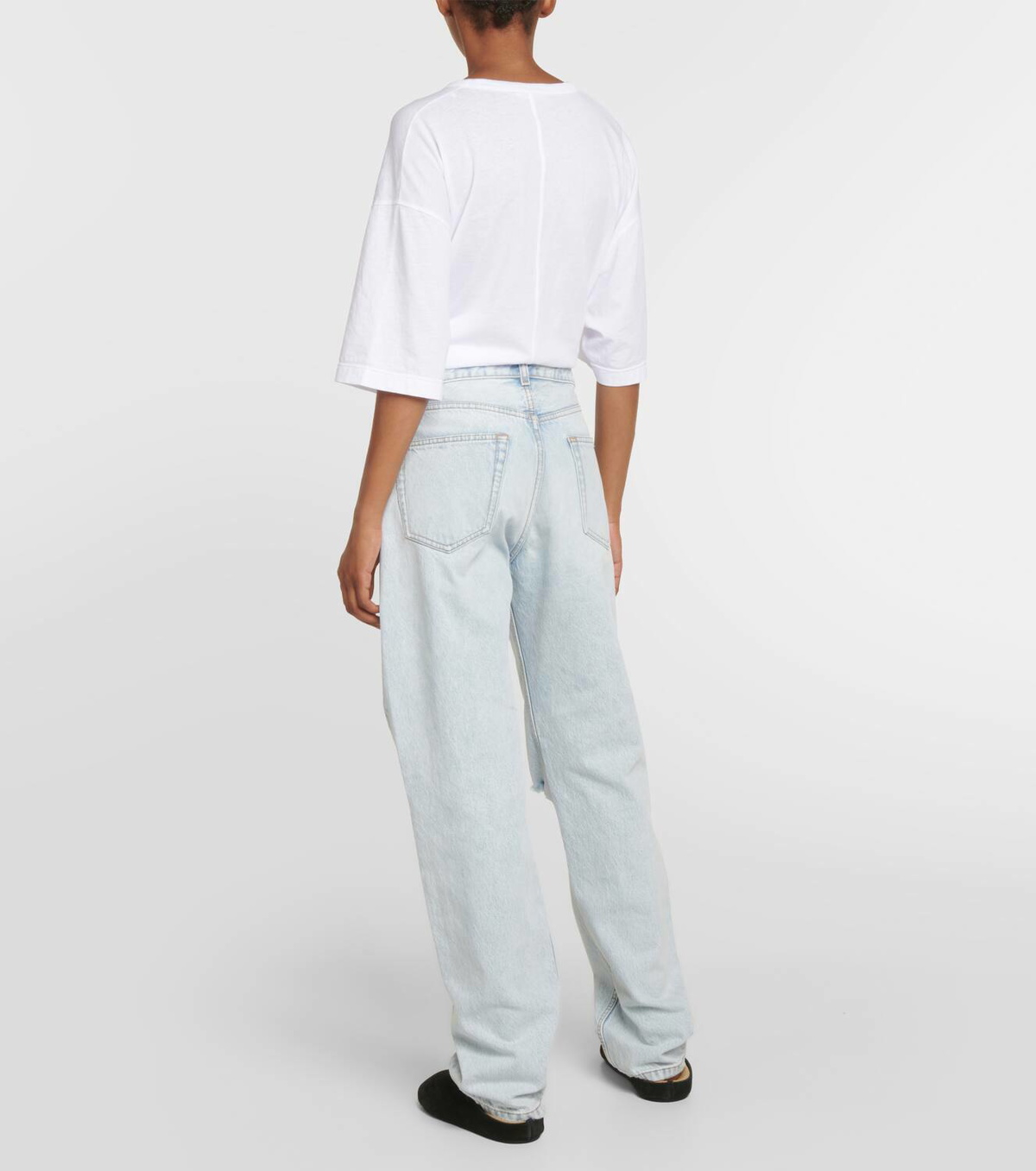 美品【THE ROW】 Burted jean 30インチ Burt straight jeans in blue - The Row | Mytheresa
