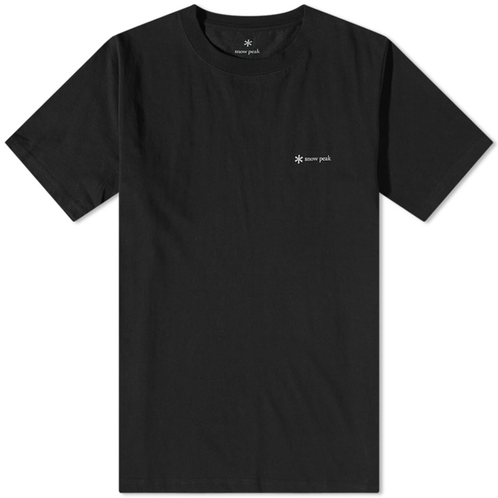 Photo: Snow Peak Men's Logo T-Shirt in Black