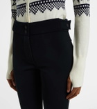 Perfect Moment Wool intarsia bodysuit
