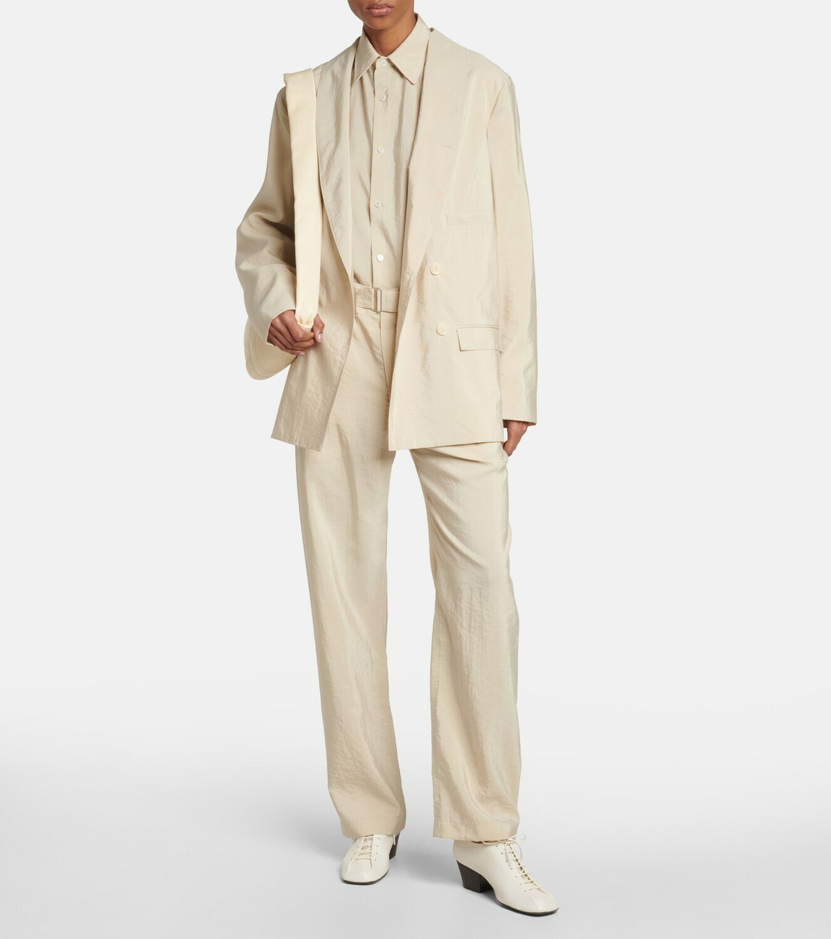 Lemaire - Belted silk-blend blazer Lemaire