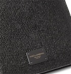 Dolce & Gabbana - Logo-Appliquéd Pebble-Grain Leather Bifold Wallet - Black