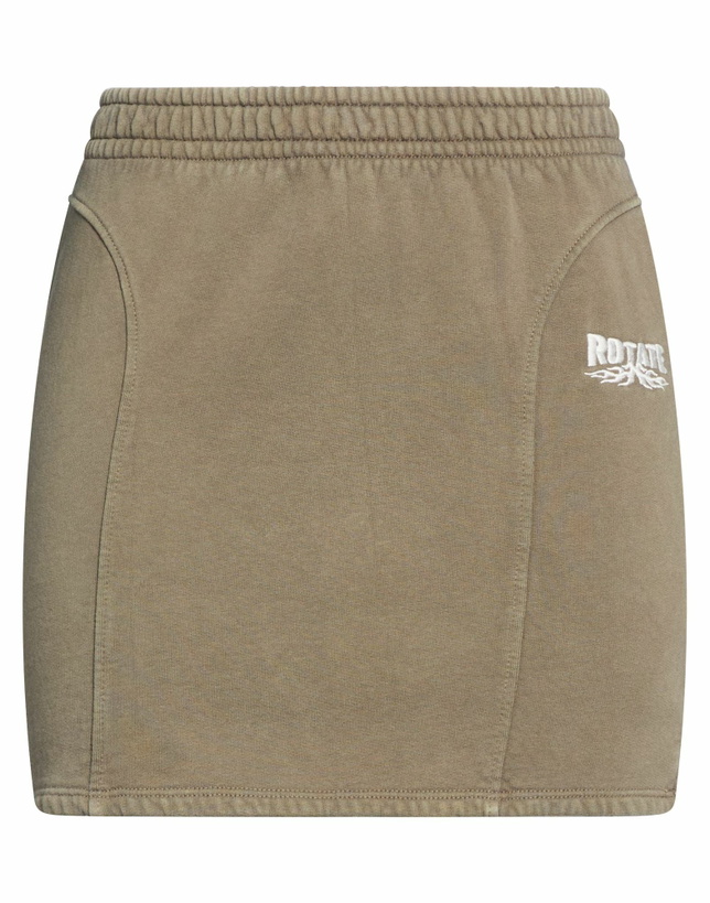 Photo: Rotate Birger Christensen Womens Mini skirt in Military green
