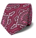 Kingsman - Turnbull & Asser Rocketman 8cm Silk-Jacquard Tie - Pink