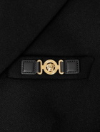 Versace - Virgin Wool Overcoat - Black