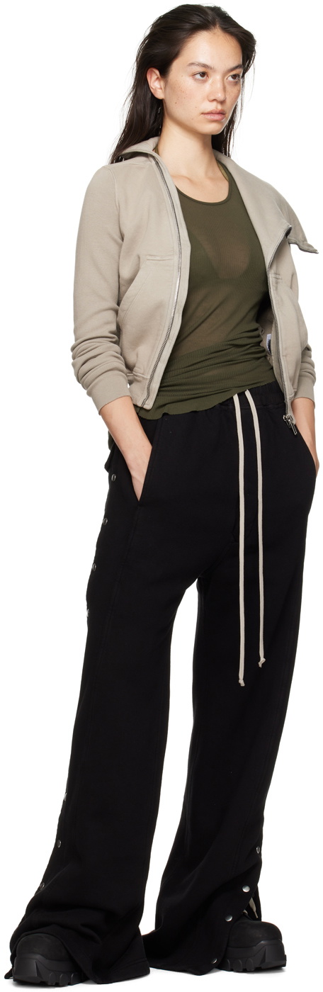 Rick Owens DRKSHDW Black Porterville Pusher Lounge Pants