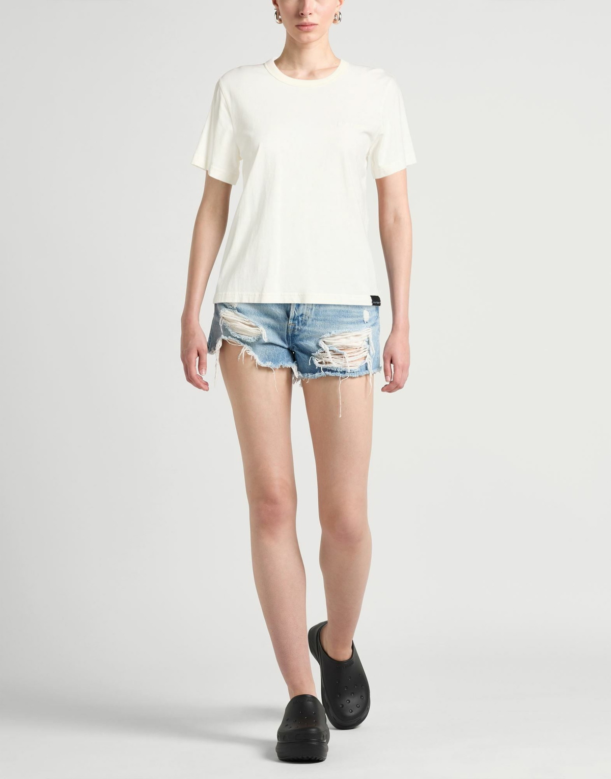 Courrèges Womens T-shirt in White
