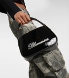 Blumarine - Embellished patent leather shoulder bag