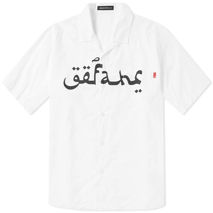 Photo: Undercover Arabic Print Vacation Shirt White