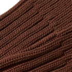 RoToTo Chunky Ribbed Crew Sock in Brown