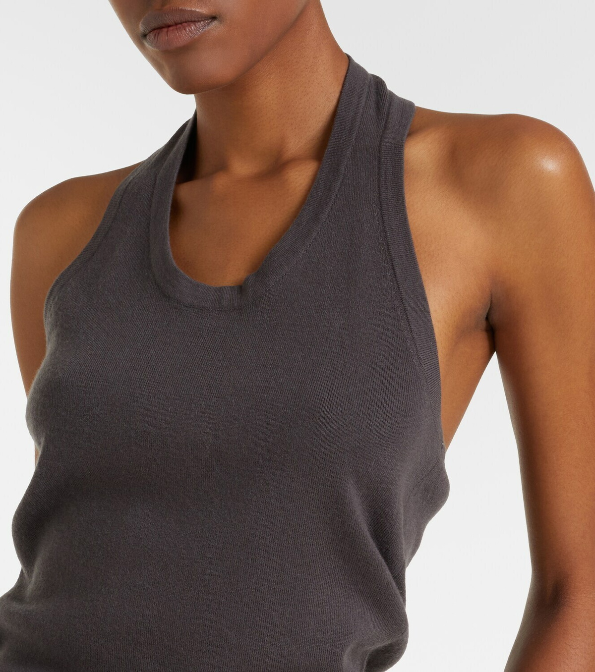 Extreme Cashmere N°409 Jerry cotton and cashmere tank top