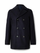 Private White V.C. - The Manchester Wool Peacoat - Blue