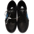 Off-White Black Leather Vulcanized Sneakers