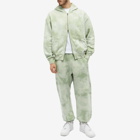 thisisneverthat Men's Dyed Zip Through Hoody in Light Sage