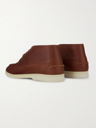 LORO PIANA - Sailing Walk Leather Desert Boots - Brown