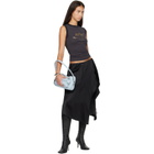 Acne Studios Blue Camero Party Shoulder Bag