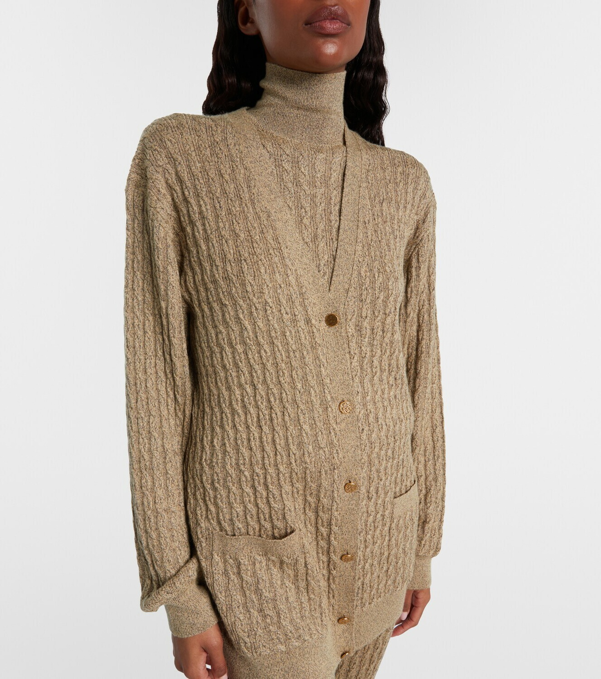 Loro Piana Bihar cable-knit cardigan