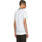 Dsquared2 White and Blue 50s Prom Cool Fit T-Shirt