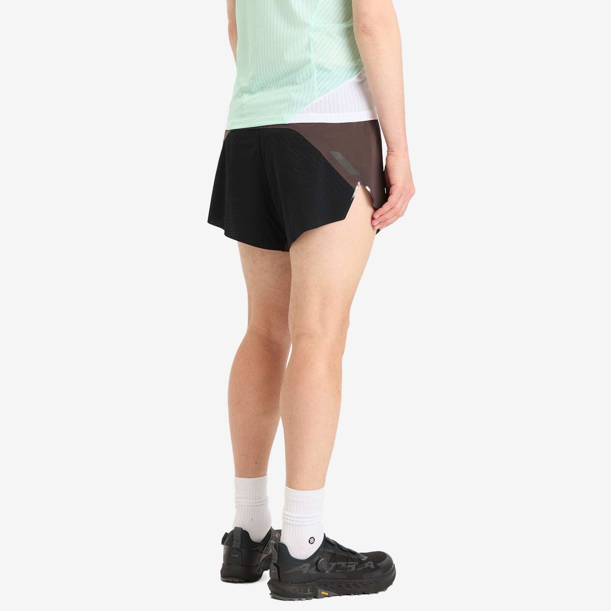 SOAR Men's Hot Weather Shorts in Grey/Black Soar Running