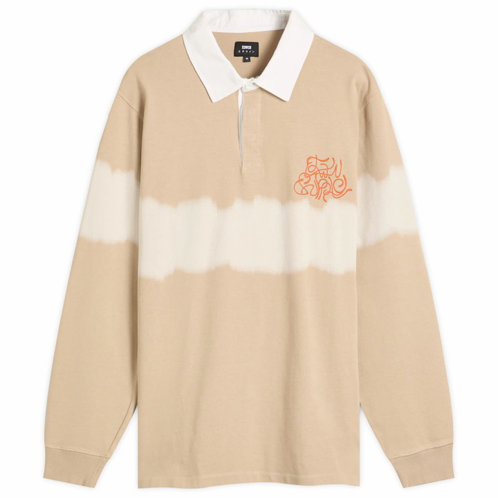 Photo: Edwin Men's Cody Rugby Shirt in White Pepper