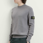 Stone Island Men's Textured Stitch Jumper in Ash Grey