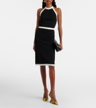 Nina Ricci Ribbed-knit halterneck top