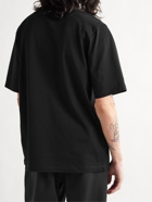 Y-3 - Logo-Appliquéd Cotton-Piqué Polo Shirt - Black