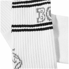 Polar Skate Co. Men's Big Boy Sock in White/Black/Grey