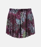 Rabanne Printed chainmail shorts