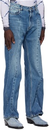 Y/Project Blue Classic Wire Jeans