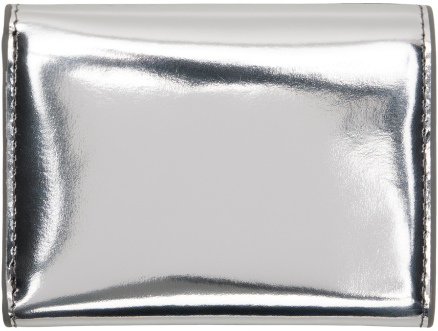 【DIESEL】1dr Tri Fold Coin Xs Ii Diesel Silver 1dr Tri Fold Coin Xs Ii Wallet Diesel